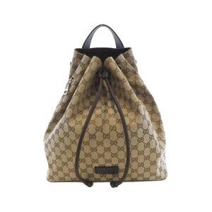 Gucci Backpack Canvas Brown
